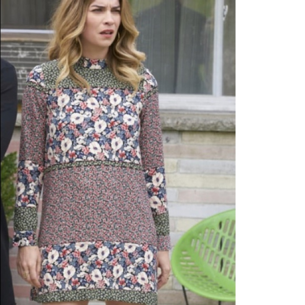 ISO - this Zara Basic patchwork dress a size S.